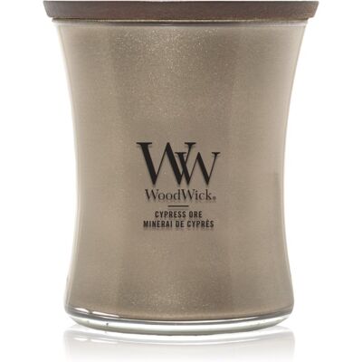Woodwick Precious Metals Cypress Ore bougie parfumée 275 g - Publicité Woodwick Precious Metals Cypress Ore bougie parfumée 275 g - Publicité