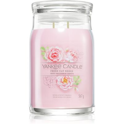 Yankee Candle Fresh Cut Roses bougie parfumée Signature 567 g - Publicité Yankee Candle Fresh Cut Roses bougie parfumée Signature 567 g - Publicité