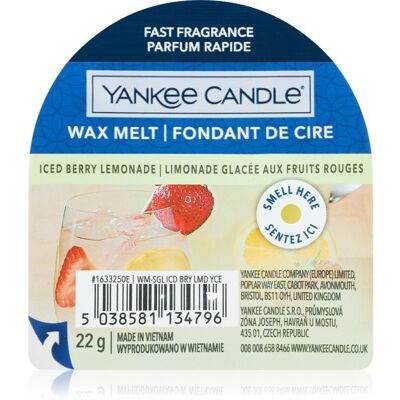 Yankee Candle Iced Berry Lemonade tartelette en cire 22 g - Publicité Yankee Candle Iced Berry Lemonade tartelette en cire 22 g - Publicité