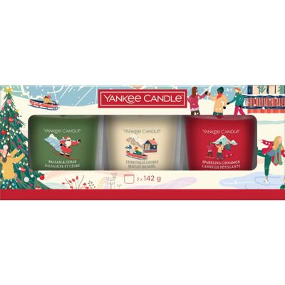 Yankee Candle Christmas Collection Tumbler Coffret cadeau - Publicité Yankee Candle Christmas Collection Tumbler Coffret cadeau - Publicité