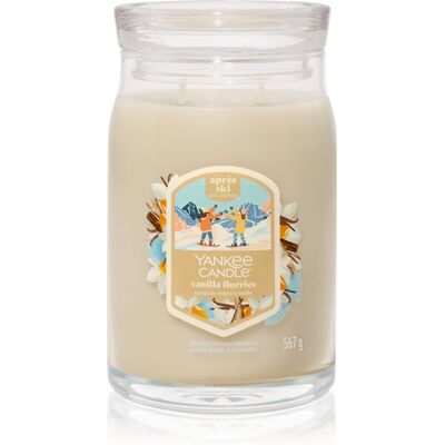 Yankee Candle Vanilla Flurries bougie parfumée Signature 567 g - Publicité Yankee Candle Vanilla Flurries bougie parfumée Signature 567 g - Publicité