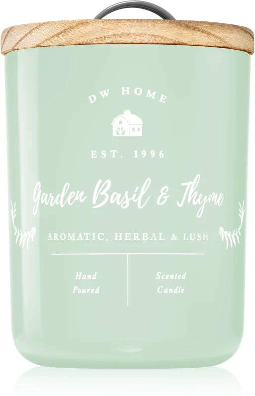 DW Home Farmhouse Garden Basil & Thyme bougie parfumée 425 g