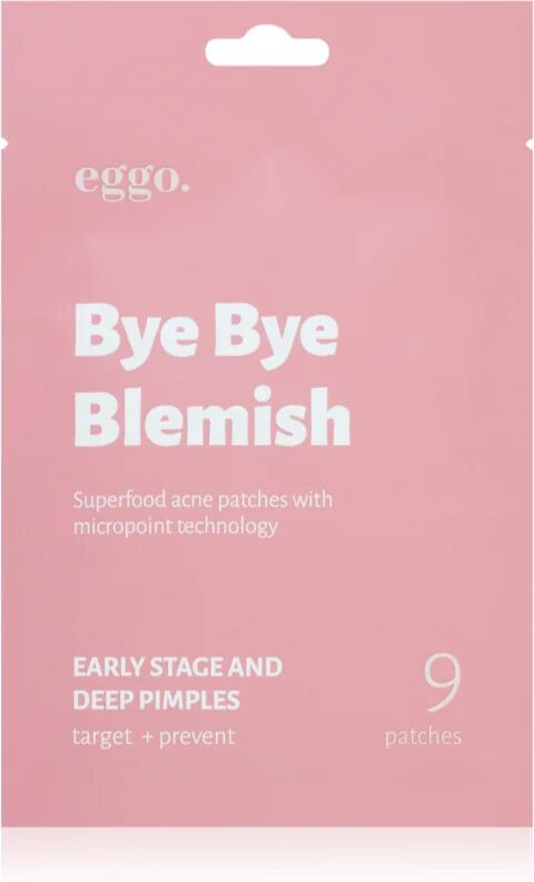 Eggo Bye Bye Blemish patchs à peaux à problèmes 9 pcs