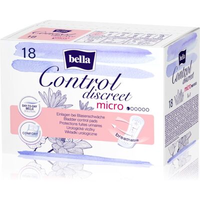 Serviettes d'incontinence Micro de la marque BELLA - Publicité Serviettes d'incontinence Micro de la marque BELLA - Publicité