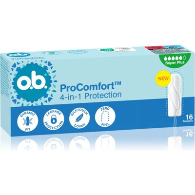 o.b. Pro Comfort Super Plus tampons pour les règles abondantes 16 pcs - Publicité o.b. Pro Comfort Super Plus tampons pour les règles abondantes 16 pcs - Publicité