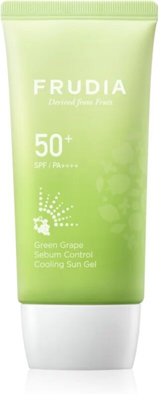 Frudia Sun Green Grape Sebum Control gel solaire hydratant pour peaux grasses et mixtes SPF 50+ 50 g