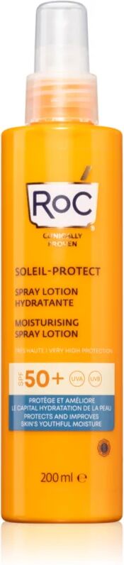 RoC Soleil Protect Moisturising Spray Lotion spray solaire hydratant SPF 50+ 200 ml