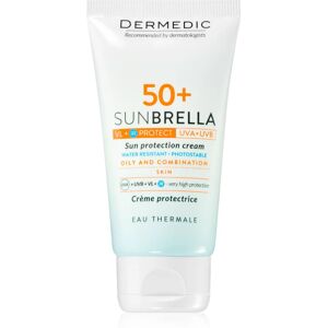 Dermedic Sunbrella crème protectrice pour peaux grasses et mixtes SPF 50+ 50 g