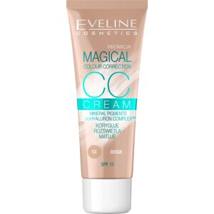 Eveline Cosmetics Magical Colour Correction CC crème SPF 15 teinte 53 Beige 30 ml
