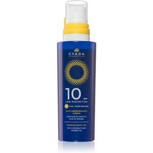 Gyada Cosmetics Solar Low Protection huile de soin et bronzage corps SPF 10 150 ml