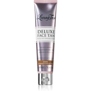 Loving Tan Deluxe Face Tan crème auto-bronzante visage teinte Dark