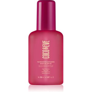Coco & Eve Sunny Honey Tan Boosting Anti-Aging Body Oil SPF 50 huile protectrice accélérateur de bronzage anti-âge SPF 50 150 ml - Publicité Coco & Eve Sunny Honey Tan Boosting Anti-Aging Body Oil SPF 50 huile protectrice accélérateur de bronzage anti-âge SPF 50 150 ml - Publicité