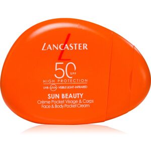 Lancaster Sun Beauty Face and Body Pocket Cream crème protectrice visage et corps SPF 50 30 ml - Publicité Lancaster Sun Beauty Face and Body Pocket Cream crème protectrice visage et corps SPF 50 30 ml - Publicité
