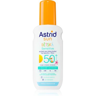Astrid Kids Sensitive Spray Solaire SPF 50+ - Spray Solaire - Publicité Astrid Kids Sensitive Spray Solaire SPF 50+ - Spray Solaire - Publicité