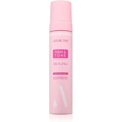 Azure Tan - Firm & Tone - Foncé à Ultra Foncé - 200 ml - mousse autobronzeante - Publicité Azure Tan - Firm & Tone - Foncé à Ultra Foncé - 200 ml - mousse autobronzeante - Publicité
