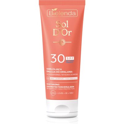 Bielenda Sol D’or émulsion solaire SPF 30 200 ml - Publicité Bielenda Sol D’or émulsion solaire SPF 30 200 ml - Publicité