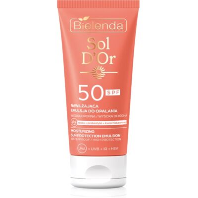 Bielenda Sol D’or émulsion solaire SPF 50 150 ml - Publicité Bielenda Sol D’or émulsion solaire SPF 50 150 ml - Publicité