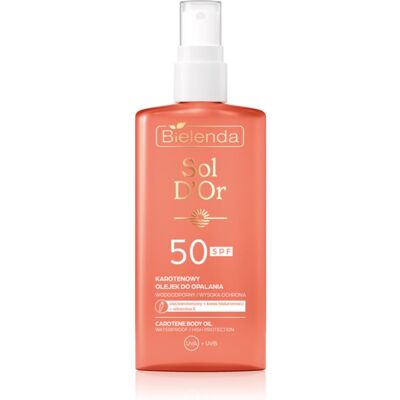 Bielenda Sol D’or huile solaire en spray SPF 50 150 ml - Publicité Bielenda Sol D’or huile solaire en spray SPF 50 150 ml - Publicité