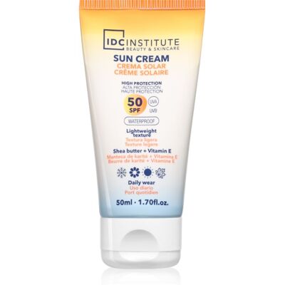 IDC Institute Sun Cream crème solaire waterproof SPF 50 50 ml - Publicité IDC Institute Sun Cream crème solaire waterproof SPF 50 50 ml - Publicité