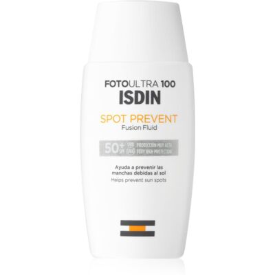Isdin Foto Ultra 100 Spot Prevent Fusion Fluid SPF 100+ (50 ml) - Publicité Isdin Foto Ultra 100 Spot Prevent Fusion Fluid SPF 100+ (50 ml) - Publicité