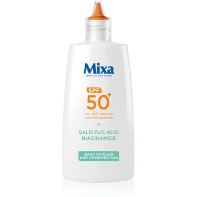 Mixa Anti-Imperfection fluide protecteur ultra léger SPF 50+ 40 ml - Publicité Mixa Anti-Imperfection fluide protecteur ultra léger SPF 50+ 40 ml - Publicité