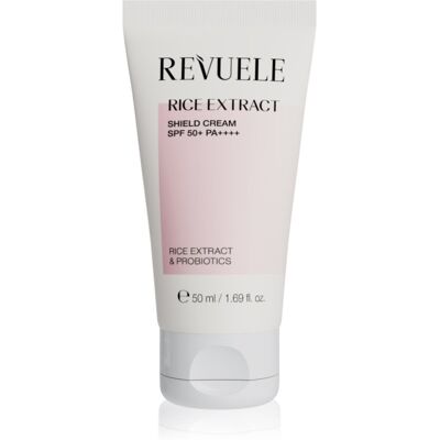 Revuele Rice Extract Shield Cream SPF 50+ PA++++ crème protectrice visage SPF 50+ 50 ml - Publicité Revuele Rice Extract Shield Cream SPF 50+ PA++++ crème protectrice visage SPF 50+ 50 ml - Publicité