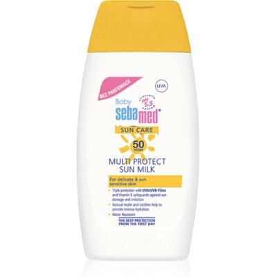 Sebamed Lait solaire bébé SPF50+ - Publicité Sebamed Lait solaire bébé SPF50+ - Publicité