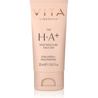Vita Liberata The H.A+ Deep Moisture Face Tan crème auto-bronzante visage à l'acide hyaluronique 20 ml - Publicité Vita Liberata The H.A+ Deep Moisture Face Tan crème auto-bronzante visage à l'acide hyaluronique 20 ml - Publicité