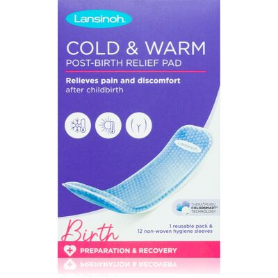 Lansinoh Cold & Warm Post-birth Relief Pad serviette post accouchement réutilisable 1 pcs - Publicité Lansinoh Cold & Warm Post-birth Relief Pad serviette post accouchement réutilisable 1 pcs - Publicité