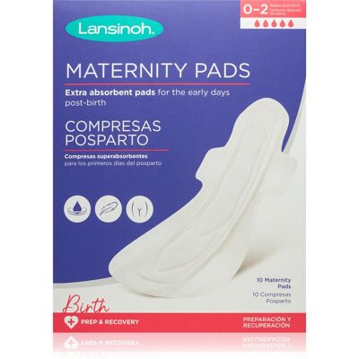 Lansinoh Maternity Pads 0-2 weeks serviettes hygiéniques de maternité 10 pcs - Publicité Lansinoh Maternity Pads 0-2 weeks serviettes hygiéniques de maternité 10 pcs - Publicité