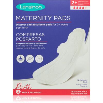 Lansinoh Maternity Pads 2 weeks+ serviettes hygiéniques de maternité 12 pcs - Publicité Lansinoh Maternity Pads 2 weeks+ serviettes hygiéniques de maternité 12 pcs - Publicité