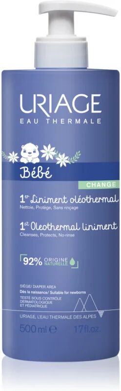 Uriage Bébé 1er Liniment Oléothermal crème nettoyante douce pour les fesses de bébécrème nettoyante douce pour les fesses de bébécrème nettoyante douc