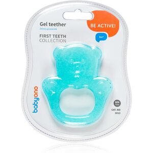 BabyOno Be Active Gel Teether jouet de dentition Turquoise Bear 1 pcs