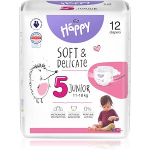 BELLA Baby Happy Soft&Delicate; Size 5 Junior couches jetables 11-18 kg 12 pcs