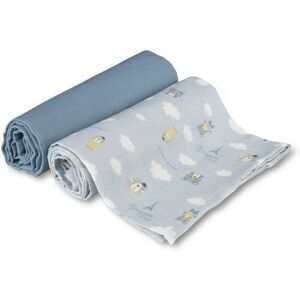 canpol babies Muslin Squares couches en tissu Blue 70x70 cm 2 pcs