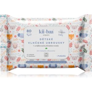 kii-baa® organic Baby Premium Care lingettes pour enfant avec prébiotiques 80 pcs