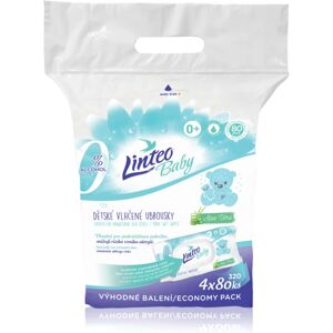 Linteo Baby Pure & Fresh lingettes douces pour bébé grand format 4x80 pcs