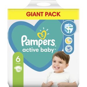 Pampers Active Baby Size 6 couches jetables 13-18 kg 56 pcs