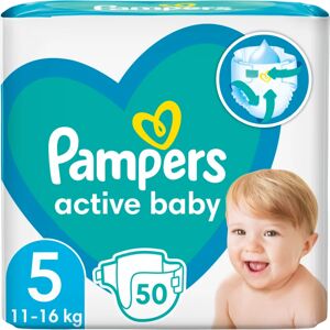 Pampers Active Baby Size 5 couches jetables 11-16 kg 50 pcs