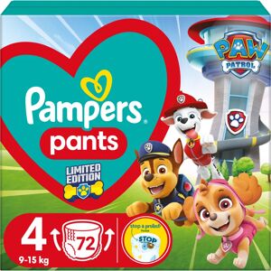 Pampers Active Baby Pants Paw Patrol Size 4 couches-culottes à usage unique 9-15 kg 72 pcs