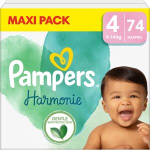 Pampers Harmonie Size 4 couches jetables 9-14 kg 74x1 pcs