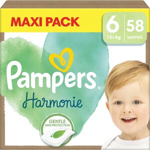 Pampers Harmonie Size 6 couches jetables 13+ kg 58 pcs