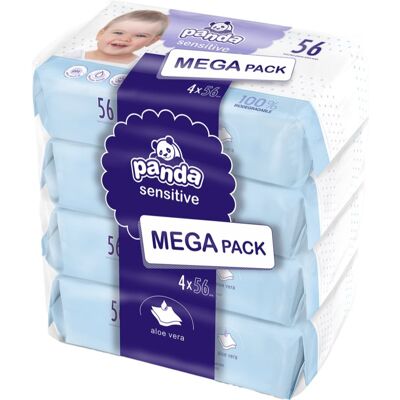 Bella Baby Happy Panda Sensitive Lingettes - Lingettes pour bébés - Publicité Bella Baby Happy Panda Sensitive Lingettes - Lingettes pour bébés - Publicité