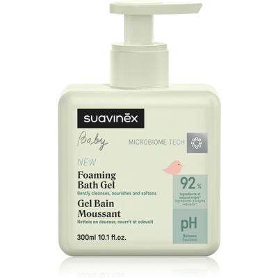 Suavinex Baby Foaming Bath Gel gel de bain pour enfant 330 ml - Publicité Suavinex Baby Foaming Bath Gel gel de bain pour enfant 330 ml - Publicité