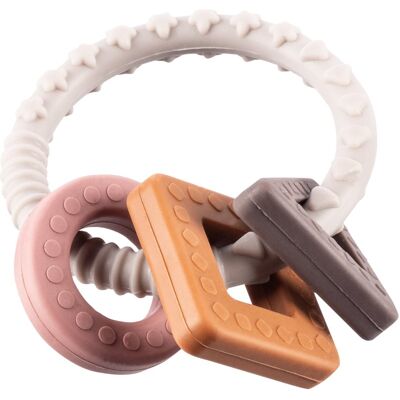 Zopa Anneau de Dentition en Silicone - Jouet Multicolore pour Enfants - Publicité Zopa Anneau de Dentition en Silicone - Jouet Multicolore pour Enfants - Publicité