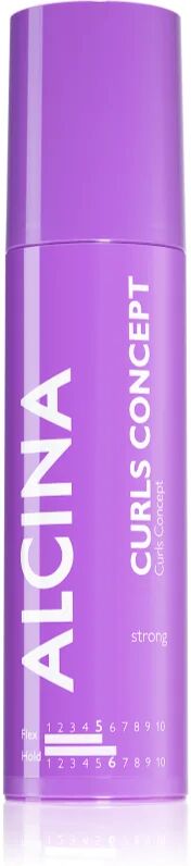 Alcina Strong gel coiffant pour fixer les cheveux naturellement bouclés 100 ml