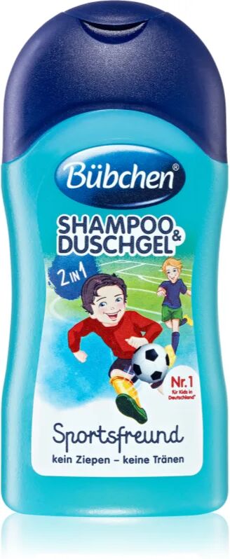 Bübchen Kids Shampoo & Shower II shampoing et gel de douche 2 en 1 format voyage Sport´n Fun 50 ml