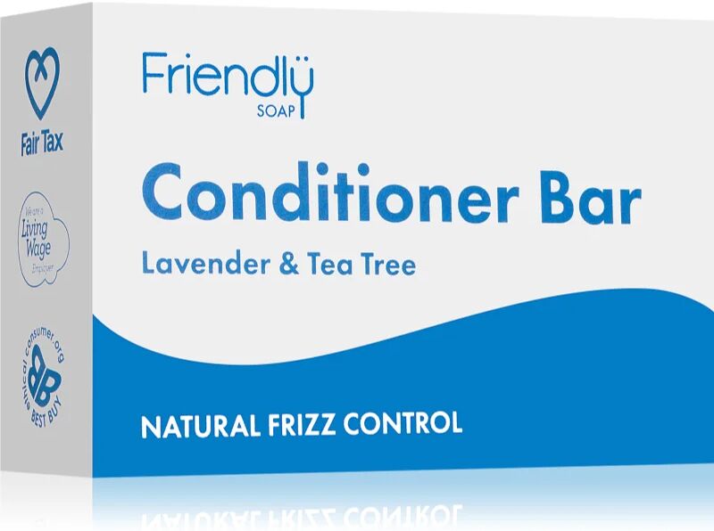 Friendly Soap Conditioner Bar Lavender & Tea Tree après-shampoing naturel pour cheveux 95 g