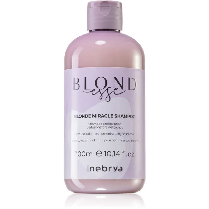 Inebrya BLONDesse Blonde Miracle Shampoo shampoing purifiant détoxifiant pour cheveux blonds 300 ml