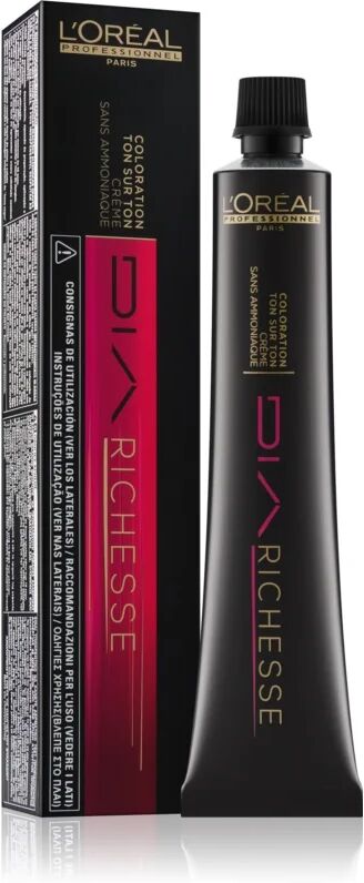 L?Oréal Professionnel Dia Richesse semi-permanente coloration ton sur ton sans ammoniaque teinte 4 Mittelbraun 50 ml